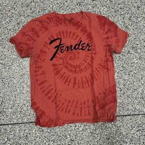 Tie dye fender tshirt